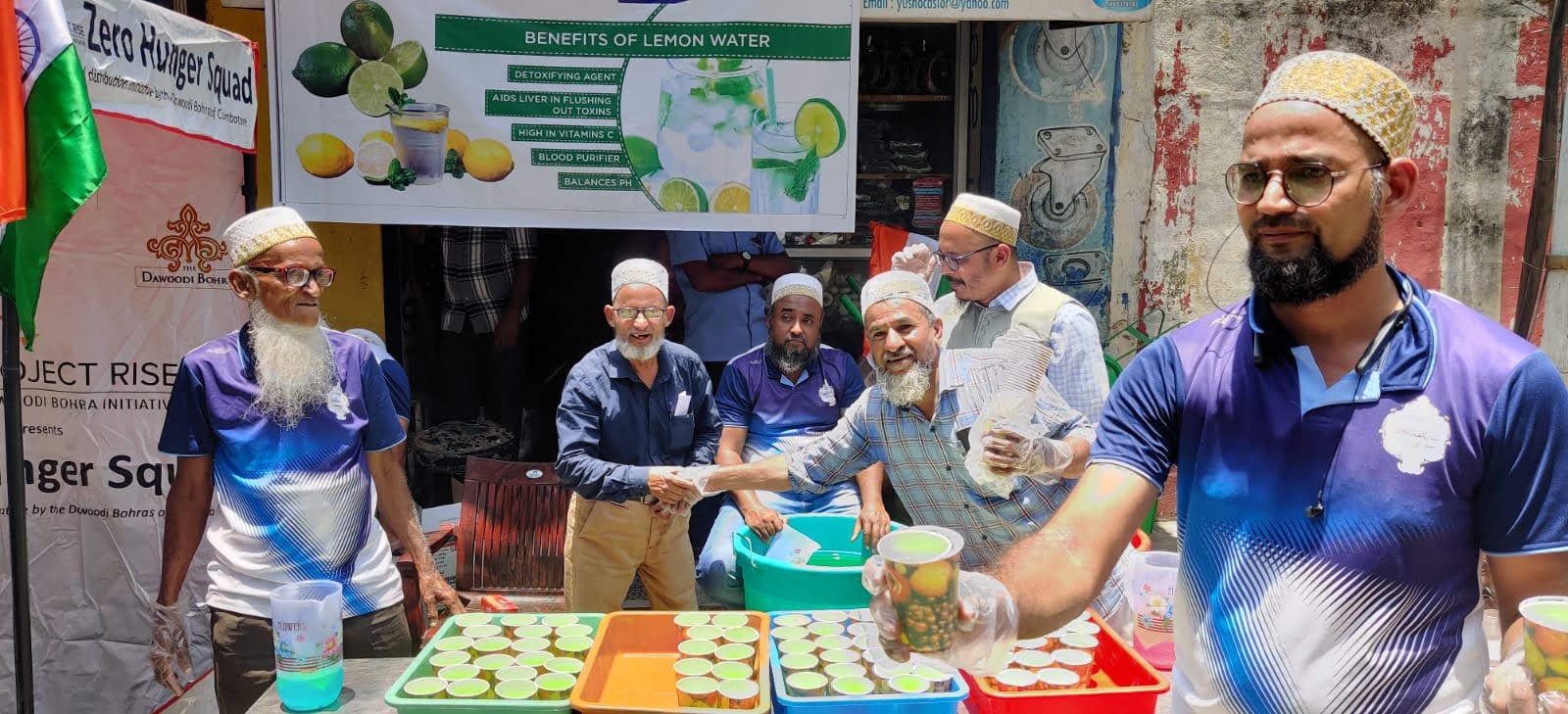 Shabab lemon sharbat distribution 17-08-2022